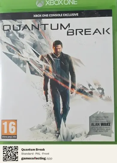Quantum Break Xbox One, PAL box front