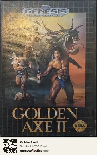 Golden Axe II Sega Mega Drive / Genesis, NTSC box front