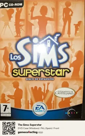 The Sims: Superstar Computer, Spain box front