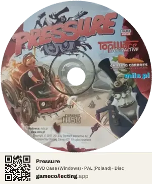 Pressure Computer, PAL disc