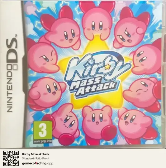 Kirby Mass Attack Nintendo DS, PAL box front