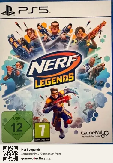 Nerf Legends PlayStation 5, Germany box front