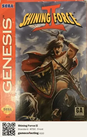 Shining Force II Sega Mega Drive / Genesis, NTSC box front