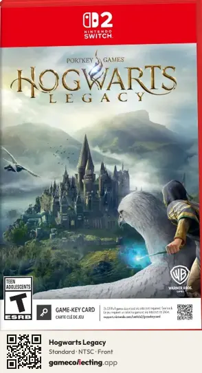 Hogwarts Legacy Nintendo Switch 2, NTSC box front