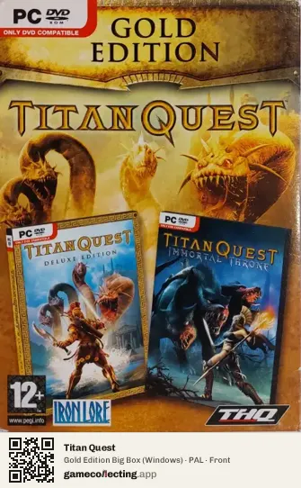 Titan Quest Computer, PAL box front
