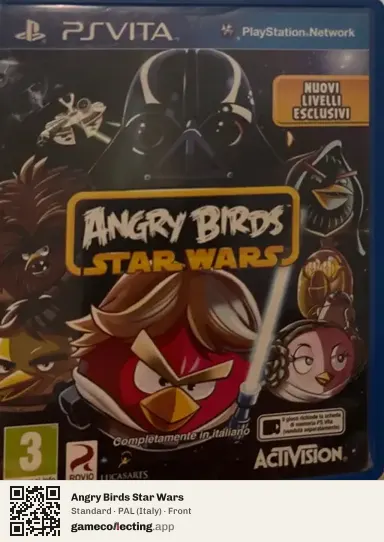 Angry Birds Star Wars PlayStation Vita, Italy box front