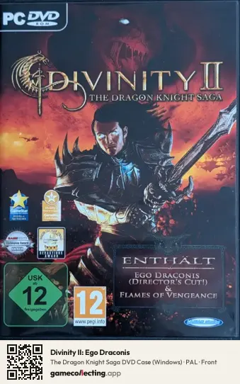 Divinity II: Ego Draconis Computer, PAL box front