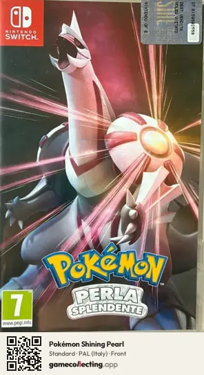 Pokémon Shining Pearl Nintendo Switch, Italy box front