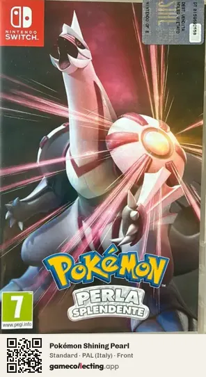 Pokémon Shining Pearl Nintendo Switch, Italy box front