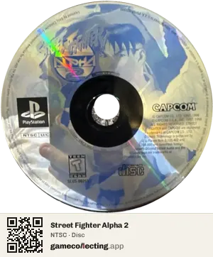 Street Fighter Alpha 2 PlayStation, NTSC disc