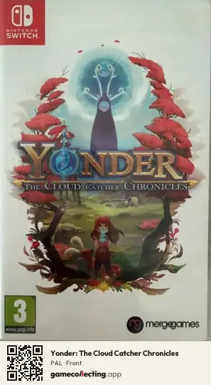 Yonder: The Cloud Catcher Chronicles Nintendo Switch, PAL box front