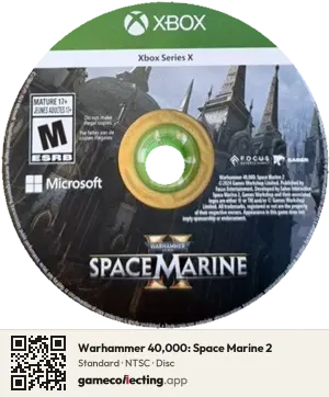 Warhammer 40,000: Space Marine 2 Xbox Series X, NTSC disc
