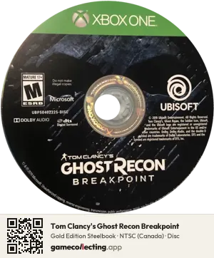 Tom Clancy's Ghost Recon Breakpoint Xbox One, NTSC disc