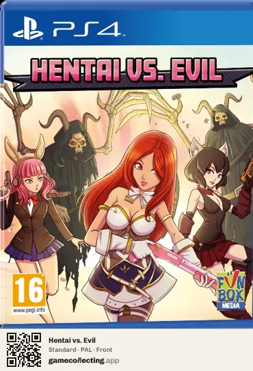 Hentai vs. Evil PlayStation 4, PAL box front