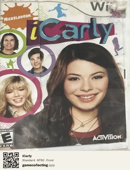 iCarly Nintendo Wii, NTSC box front