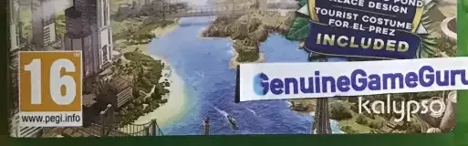 Tropico 6, the PEGI square on its front