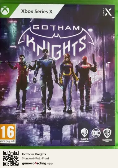 Gotham Knights Xbox Series X, PAL box front