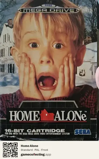 Home Alone Sega Mega Drive / Genesis, PAL box front