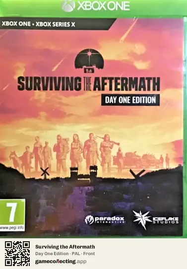 Surviving the Aftermath Xbox One, PAL box front