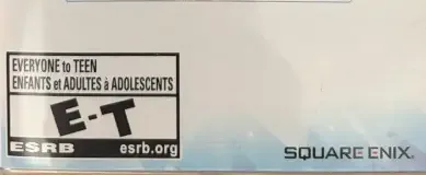 Final Fantasy I-VI Collection, the ESRB box on its front