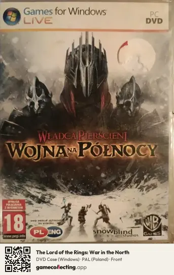The Lord of the Rings: War in the North Computer, Poland box front