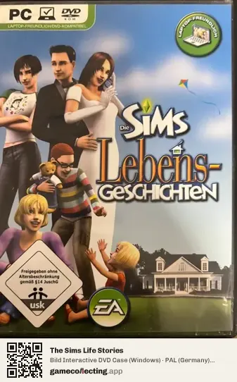 The Sims Life Stories Computer, Germany box front