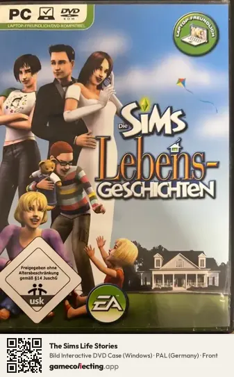 The Sims Life Stories Computer, Germany box front