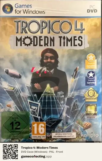 Tropico 4: Modern Times Computer, PAL box front