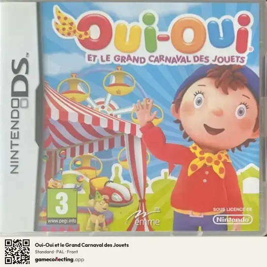 Oui-Oui et le Grand Carnaval des Jouets Nintendo DS, PAL box front