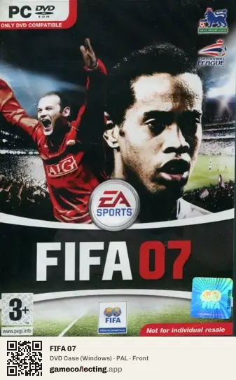 FIFA 07 Computer, PAL box front
