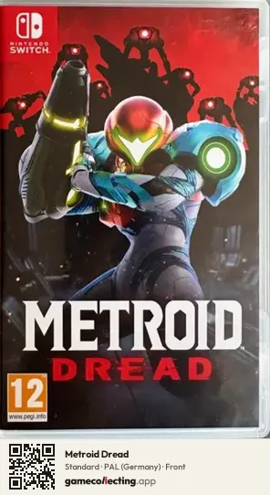 Metroid Dread Nintendo Switch, Germany box front