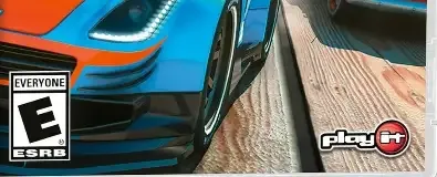 Table Top Racing: World Tour, the ESRB box on its front