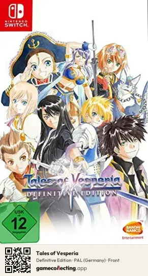 Tales of Vesperia Nintendo Switch, Germany box front