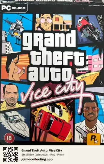 Grand Theft Auto: Vice City Computer, PAL box front