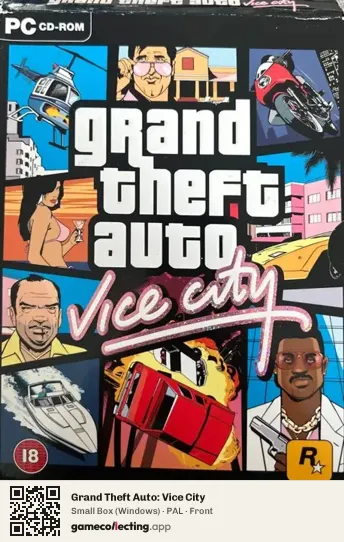Grand Theft Auto: Vice City Computer, PAL box front
