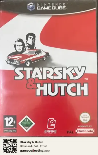 Starsky & Hutch Nintendo GameCube, PAL box front