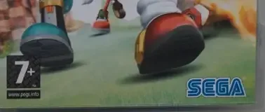 Sonic Rivals, the PEGI square on its front