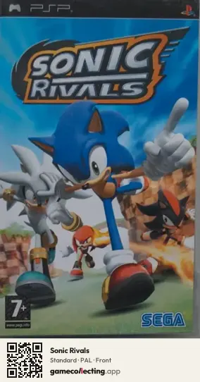Sonic Rivals PlayStation Portable, PAL box front