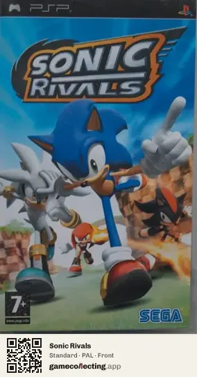 Sonic Rivals PlayStation Portable, PAL box front