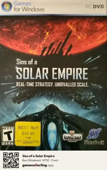 Sins of a Solar Empire Computer, NTSC box front