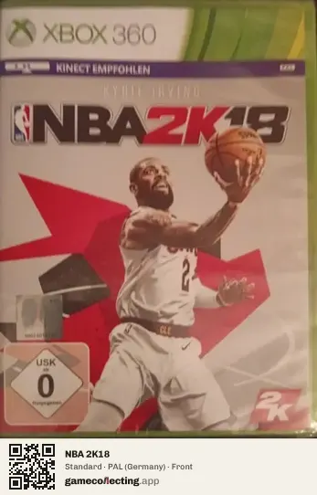 NBA 2K18 Xbox 360, Germany box front