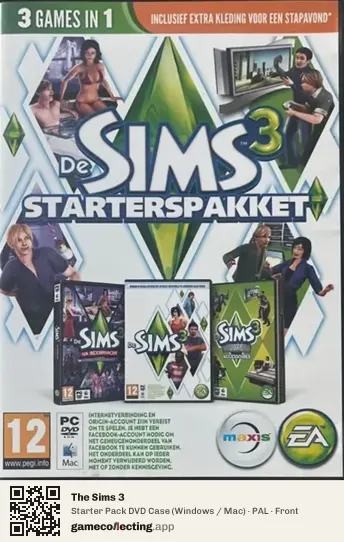 The Sims 3 Computer, PAL box front