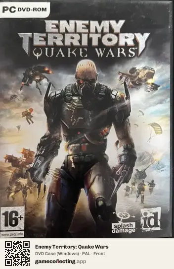 Enemy Territory: Quake Wars Computer, PAL box front