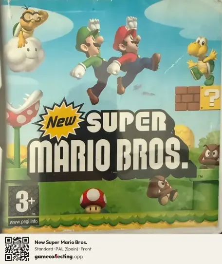 New Super Mario Bros. Nintendo DS, Spain box front