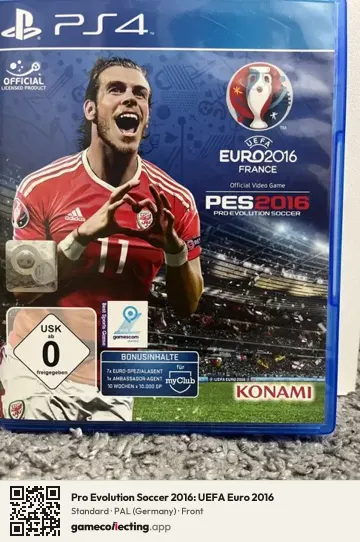 Pro Evolution Soccer 2016: UEFA Euro 2016 PlayStation 4, Germany box front