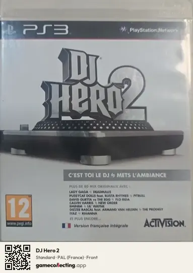 DJ Hero 2 PlayStation 3, France box front