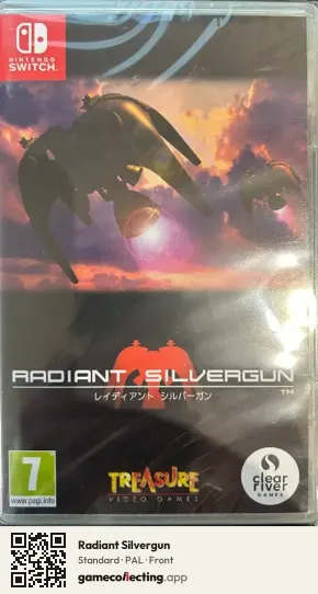 Radiant Silvergun Nintendo Switch, PAL box front