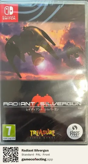 Radiant Silvergun Nintendo Switch, PAL box front