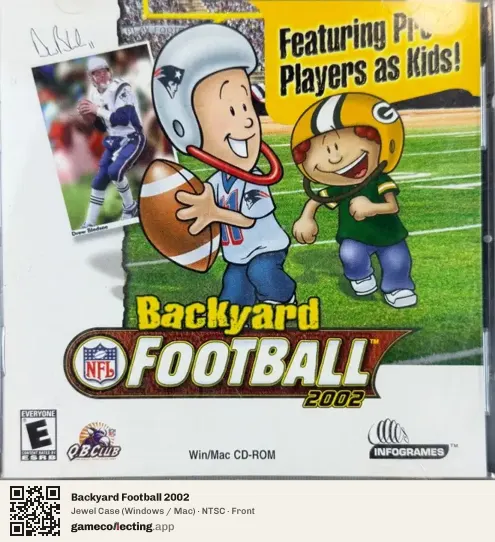 Backyard Football 2002 Computer, NTSC box front
