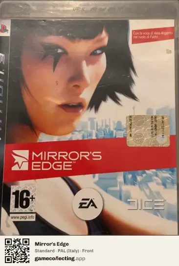Mirror's Edge PlayStation 3, Italy box front